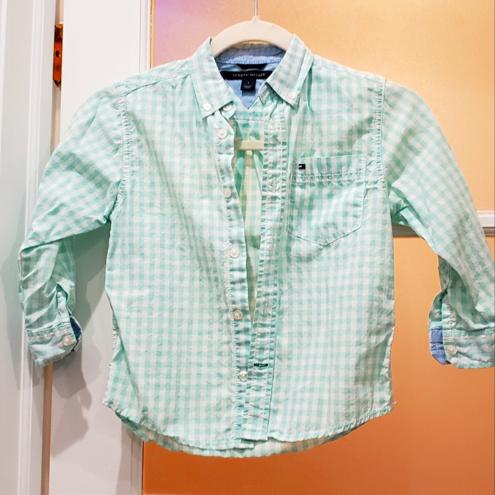 Boys LS button down shirt